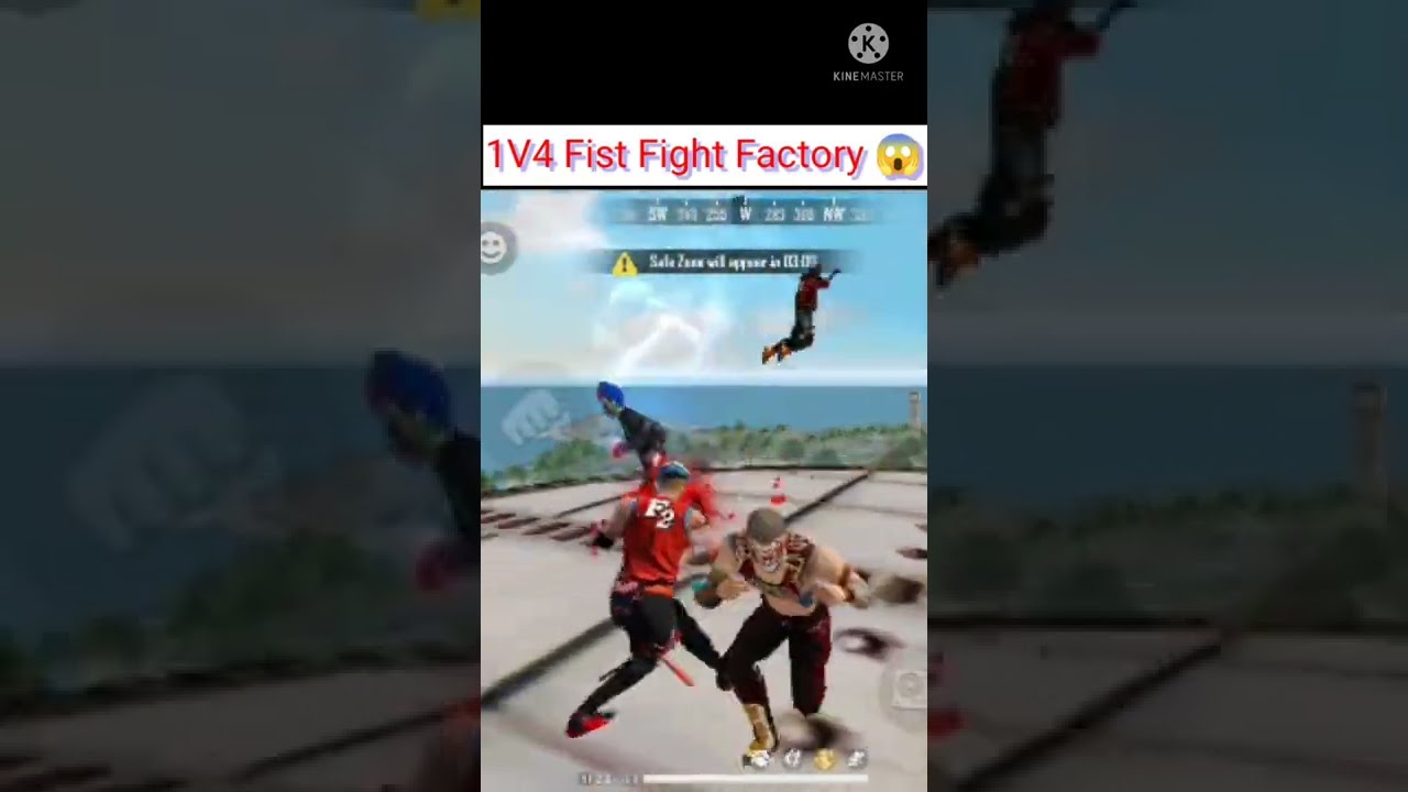 Factory Top Fist Fight Short Video Tik Tok 😱 || 1V4 Fist Fight👊 || 