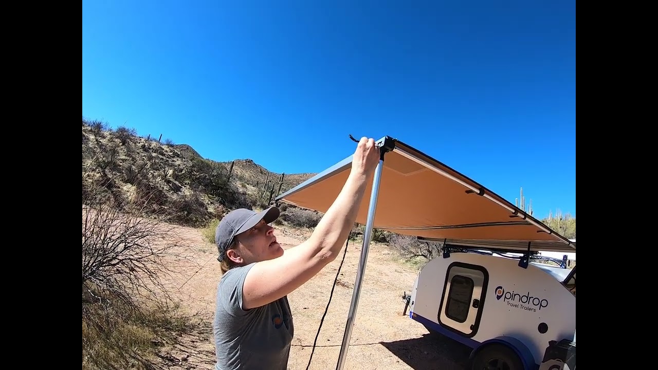 Securing the ARB Shade Awning Solo - Live Demonstration