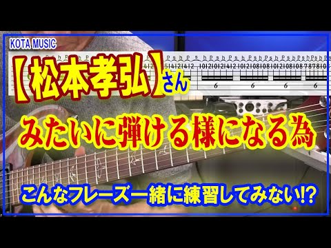 Fingering training lick for the guitar
