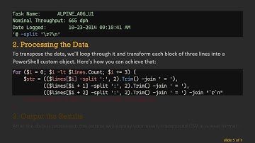 How to Transpose a CSV file using PowerShell