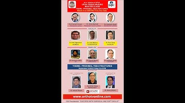 An e - Initiative of UPOA UPOA FRIDAY MUSING MASTER CLASS - PROXIMAL TIBIA FRACTURES
