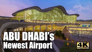 ABU DHABI AIRPORT'S NEW TERMINAL WALKING TOUR 4K 🇦🇪