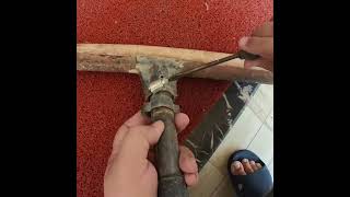 Wiper hose clamp hack