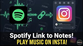 How to Link Spotify to Instagram Notes -New update incoming | Instagram update notes 🗒️ |Mobilecrazy