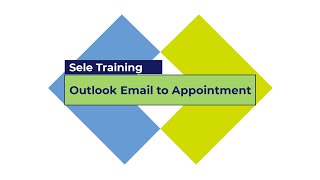 Outlook Email to Appointment #shorts