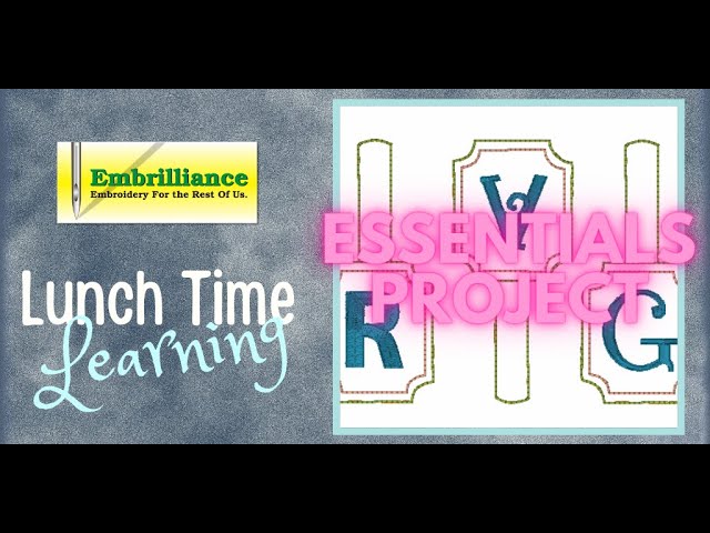 Intro to Embrilliance embroidery software - Make All the Projects!