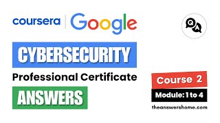 Play It Safe: Manage Security Risks Answers (Modules 1-4) | Google Cybersecurity | Coursera