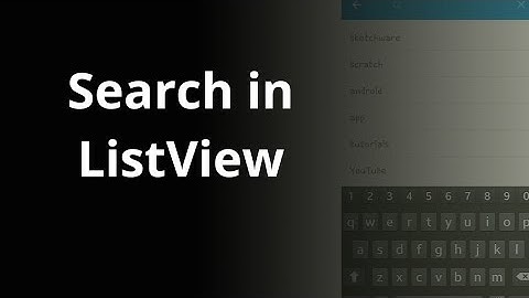 Search in a ListView in Sketchware