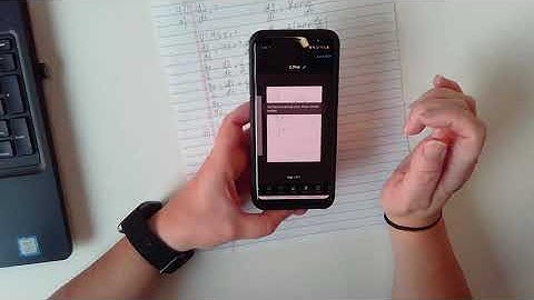 Adobe Scan and Submission to Schoology