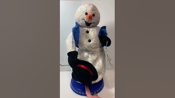 2 song spinning snowflake snowman on 12volt