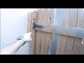 Fixing A Sagging Gate And Replacing A Fence Post | THE HANDYMAN |