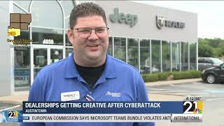 Dealerships getting creative after cyberattack