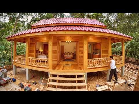 Man builds luxurious, secret house in the forest in just 171 days. | by @Forest life skills DT