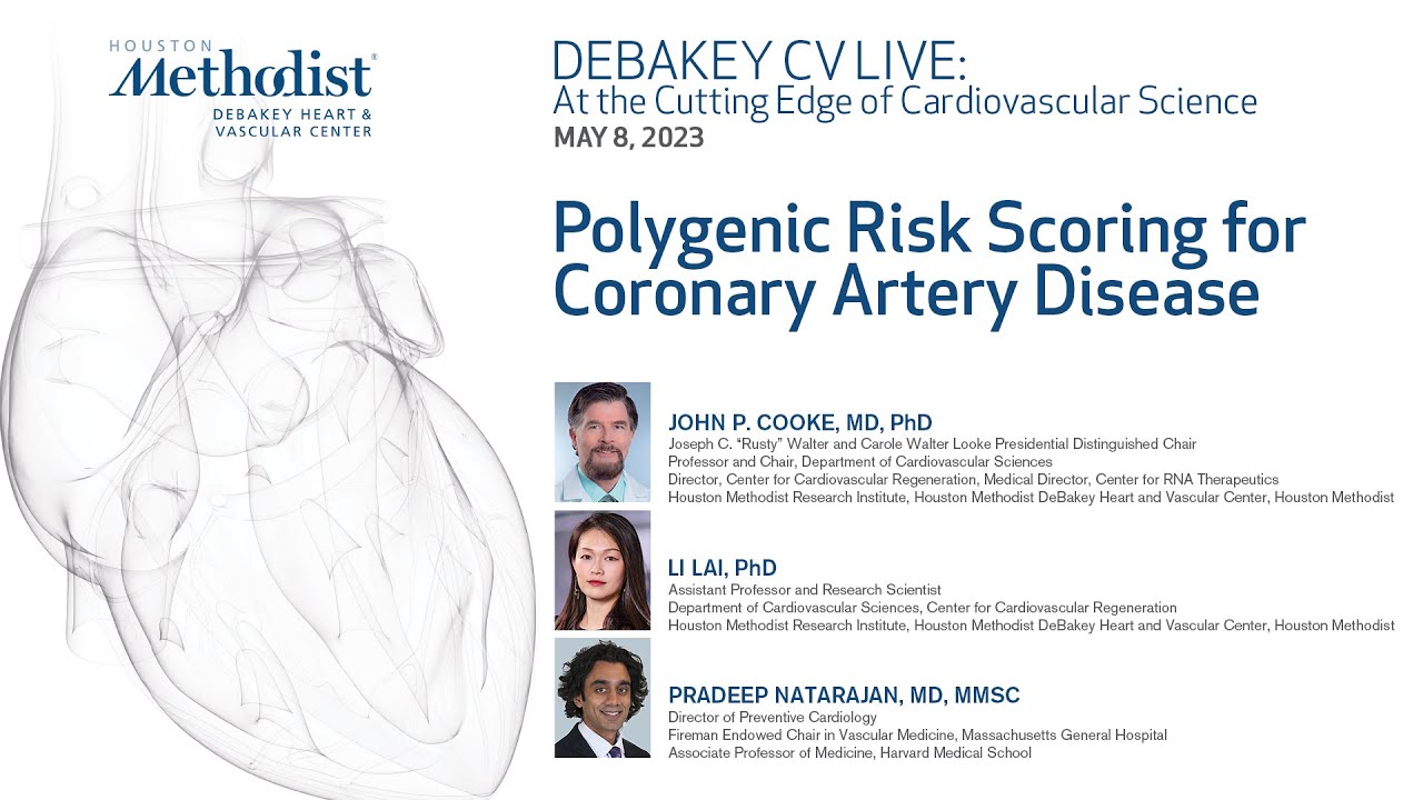 Polygenic Risk Scoring for Coronary Artery Disease (Drs. Natarajan, Lai ...