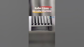 Koller 3tons ice cube machine cubic solid ice for drinking  #icecubemachine #ice #icefactorymachine
