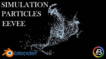 Animation of Magic Cristal Science Fiction / Simulation of Sci-Fi Particles in Eevee Blender 4.4