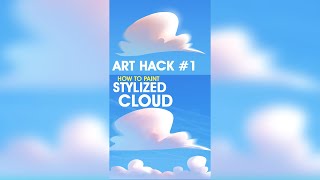 Famous ART HACK 1 - How To Paint STYLIZED CLOUD In 1 Minute #SHORTS Net Worth