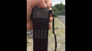 ICOM IC-R1 HF Reception Test 25 Meter Band Area