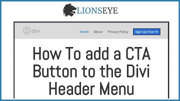 How to Add a CTA Button to the Divi Header Menu