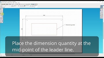 2D Design adding dimensions to base plate