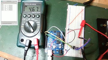 How to control an operational amplifier with Arduino (video 1)