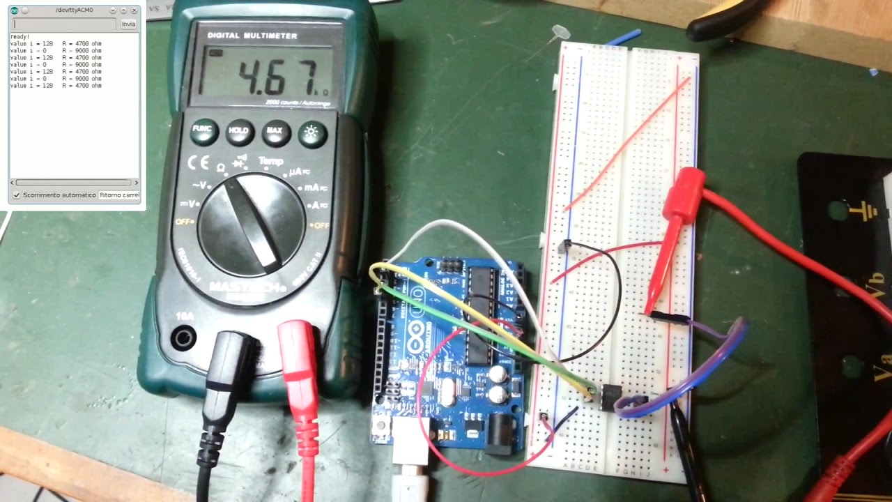 How to control an operational amplifier with Arduino (video 1) YouTube