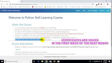 Free Python online course from IIT Bombay | Free online course | Python