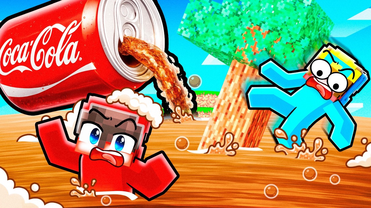 Every Minute +1 COCA-COLA In Minecraft!