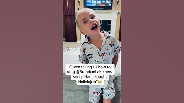Thumbnail of Owen teaching us all how to sing this new one🤣👏🏻 Hard Fought Hallelujah is available now!!