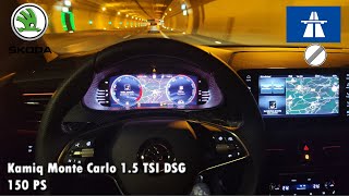 2024 Skoda Kamiq Monte Carlo 1.5 TSI DSG 150 PS NIGHTPOV DRIVE FRANKFURT (60 FPS)