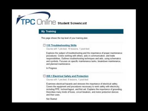 TPC Online | Your industry training plan