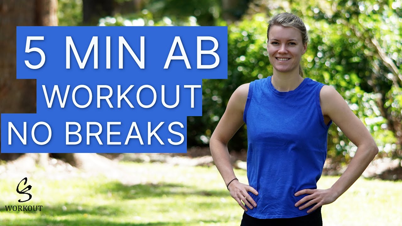 5 MIN SIX PACK WORKOUT | NO BREAKS | CSWorkout