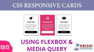 CSS Responsive Card & Hover Effects with Flexbox | HTML CSS3 Tutorials 2021