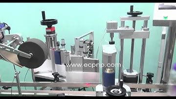 Automatic Labeling Machine for Bottles Top and SIde Wall