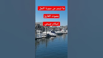 ما تيسر من سورة النمل بصوت القارئ إسلام صبحي #القرآن_الكريم #سورة_النمل #اسلام_صبحي #اكسبلور #قرآن