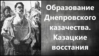 Образование Днепровского казачества. Казацкие восстания