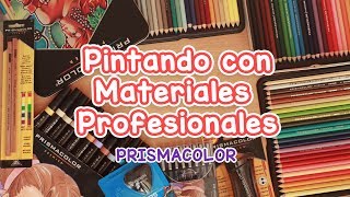 Pintando con materiales profesionales! | PRISMACOLOR  | Reviewtestspeedpaint