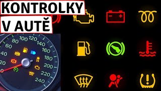 Kontrolky v autě🚘(oranžové, červené): Co znamenají SYMBOLY na palubních přístrojích?⛔(EPC, ABS, ESP)