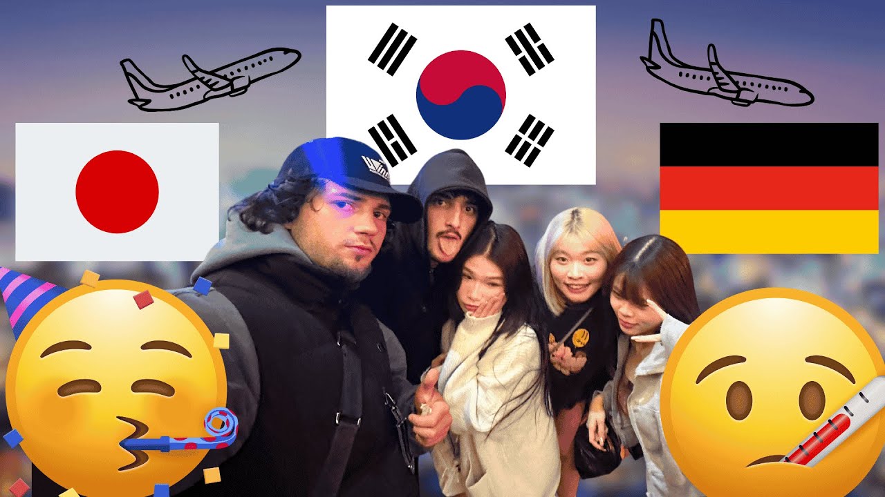EINE NACHT IN SÜDKOREA🇰🇷! Wir fliegen nach Deutschland🇩🇪 ! -barthuros