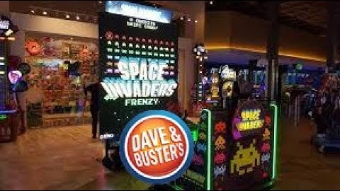 Space Invaders Frenzy Gameplay at Dave and Buster