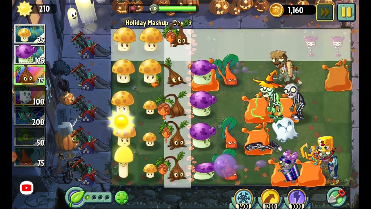 PvZ 2 Reflourished - Holiday Mashup - Day 39 - Jack O' Lantern Acquired!