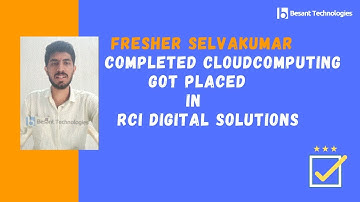 Besant Technologies Tambaram Reviews | Selvakumar Mech Engg to Cloud Engineer | AWS Course Chennai