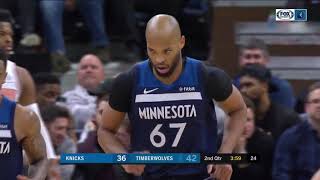 HIGHLIGHTS: Wolves' Gibson, Teague lead the way vs. Knicks