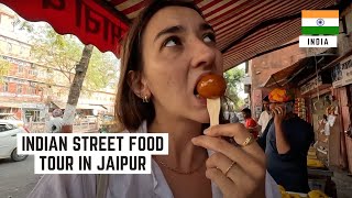 FIRST TIME Trying INDIAN STREET FOOD In Jaipur, India 🇮🇳