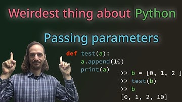The weirdest thing in Python - passing parameters to functions