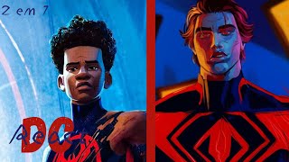 🕷 Marvel Rising react to rap do Miles Morales e do Miguel O'Hara - 2 em 1 - @Enygma. e @M4rkim 🕷