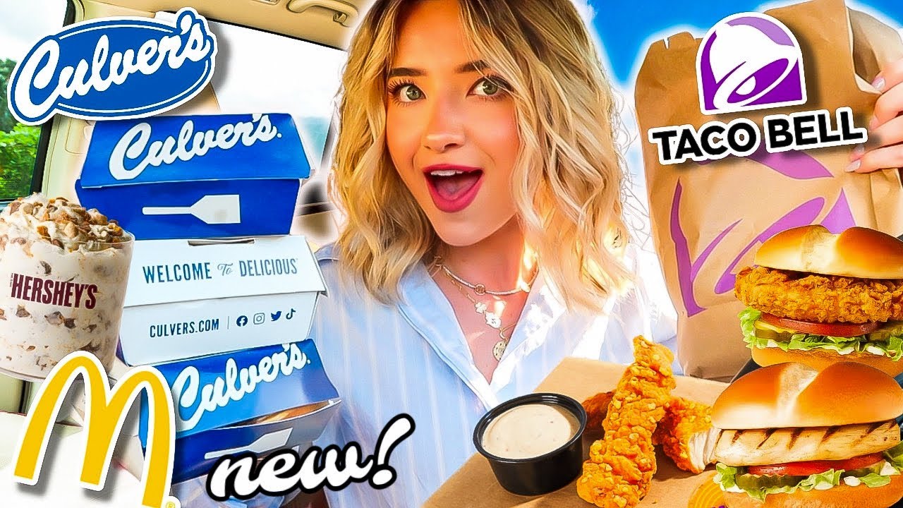 EATING NEW FAST FOOD MENU ITEMS FOR 24 HOURS! (BIG releases...!!)
