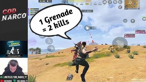 CoD Narco Throwing Grenade With iQ CoD Narco Has a million iQ Call of Duty: Mobile