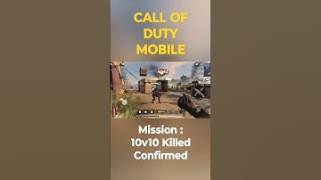 Call Of Duty Mobile. Mission : 10v10 Kill Confirmed #shorts #cod