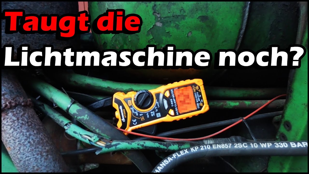Lichtmaschine prüfen | Deutz D30s